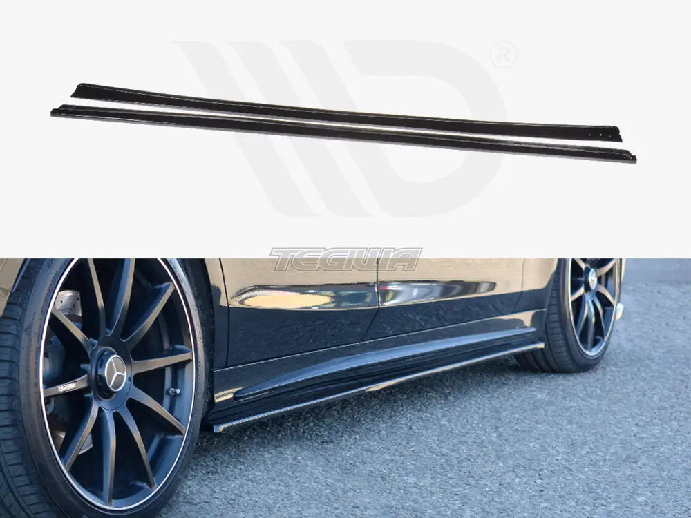 Maxton Design Side Skirts Splitters Mercedes-benz S-class Amg-line W222 13-17