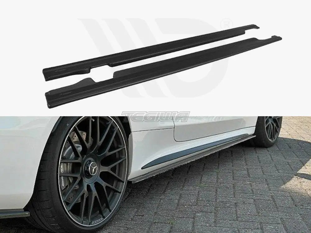 Maxton Design Side Skirts Splitters Mercedes C 205 63 AMG Coupe 15-18