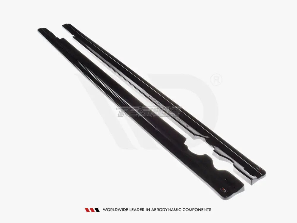 Maxton Design Side Skirts Splitters Mercedes C-class W205 Coupe Amg-line 15-18