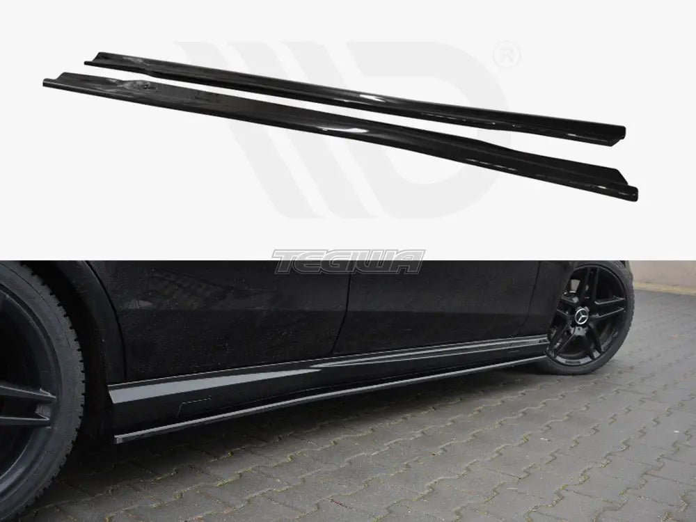 Maxton Design Side Skirts Splitters Mercedes E-class 212 63 AMG 09-12