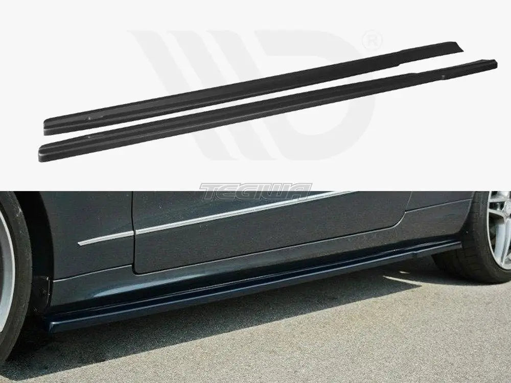 Maxton Design Side Skirts Splitters Mercedes E W212 Coupe & Cabrio 12-17