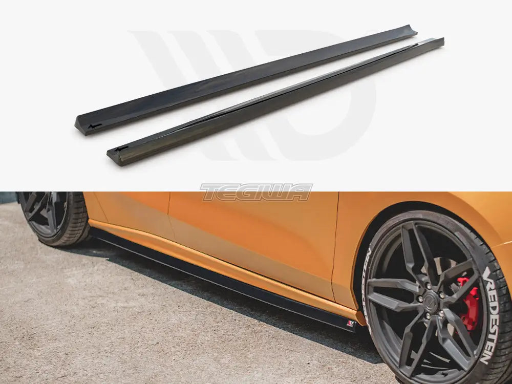 Maxton Design Side Skirts Splitters V5 Ford Focus MK4 ST ST-Line 2018-