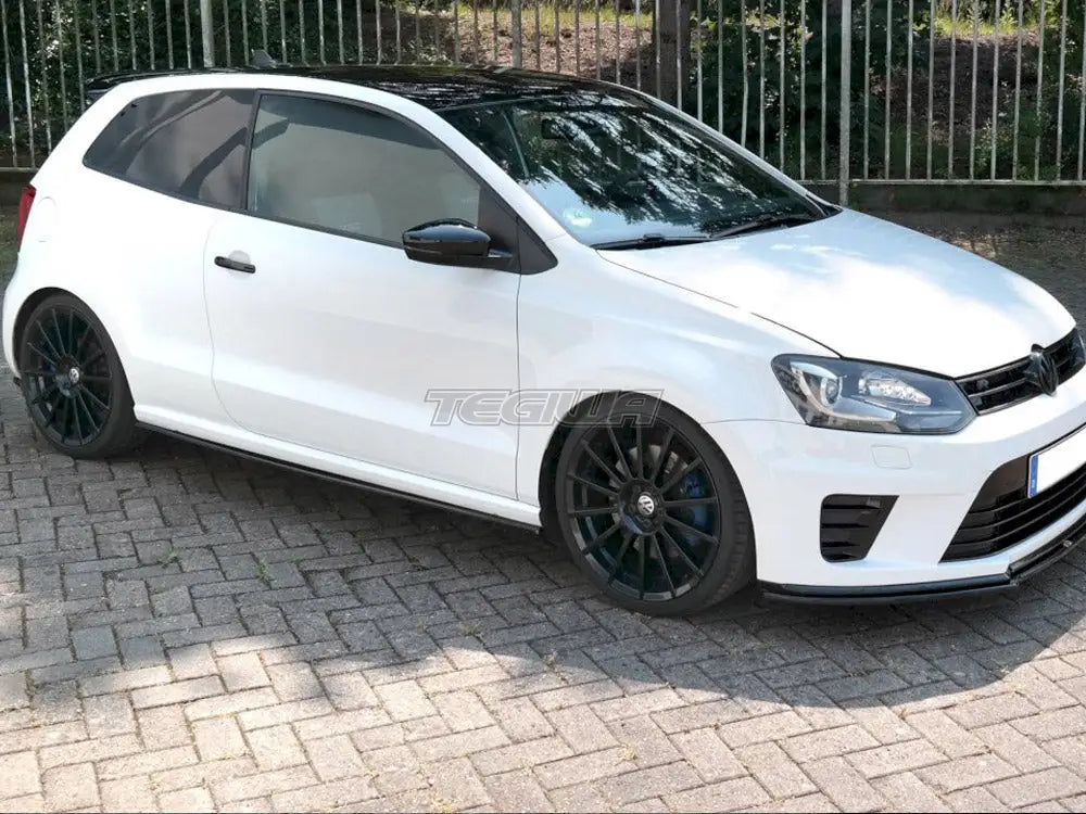 Maxton Design Side Skirts Splitters Volkswagen Polo MK5 R WRC 2013