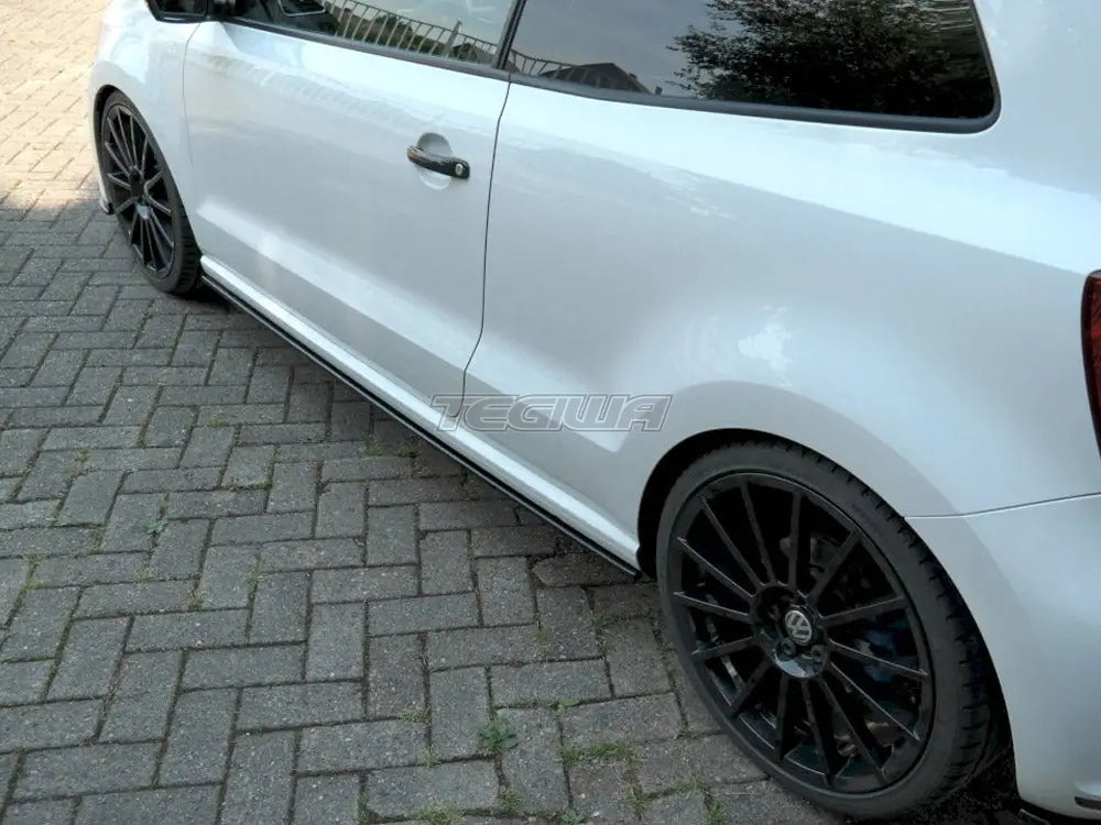 Maxton Design Side Skirts Splitters Volkswagen Polo MK5 R WRC 2013