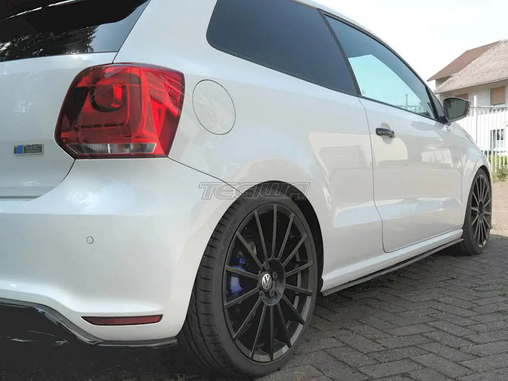 Maxton Design Side Skirts Splitters Volkswagen Polo MK5 R WRC 2013