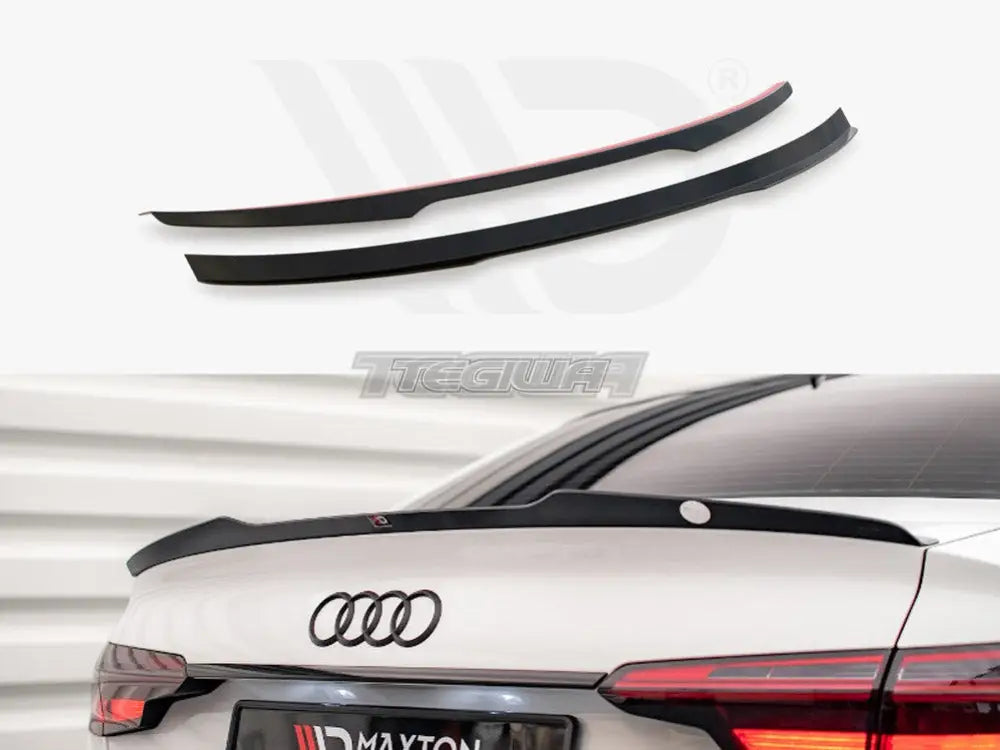 Maxton Design Spoiler CAP Audi A4 Sedan B9 Facelift