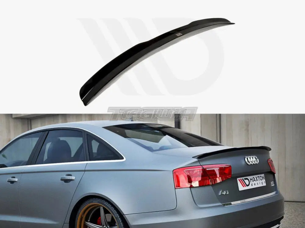 Maxton Design Spoiler CAP Audi A6 A6 S-line C7 C7 FL Sedan