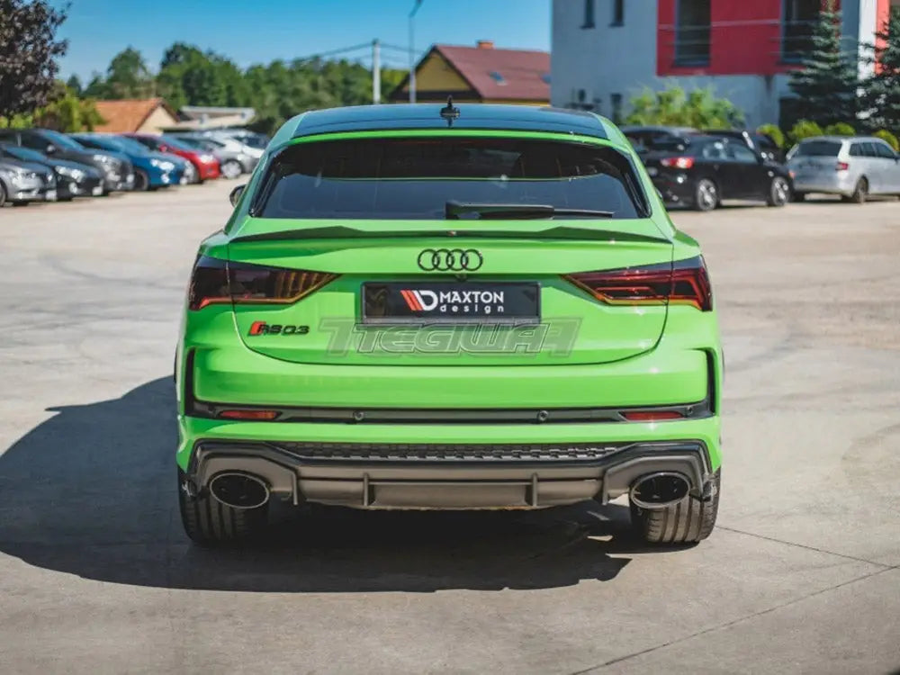 Maxton Design Spoiler CAP Audi RSQ3 F3 Q3 S-line Sportback 2019-