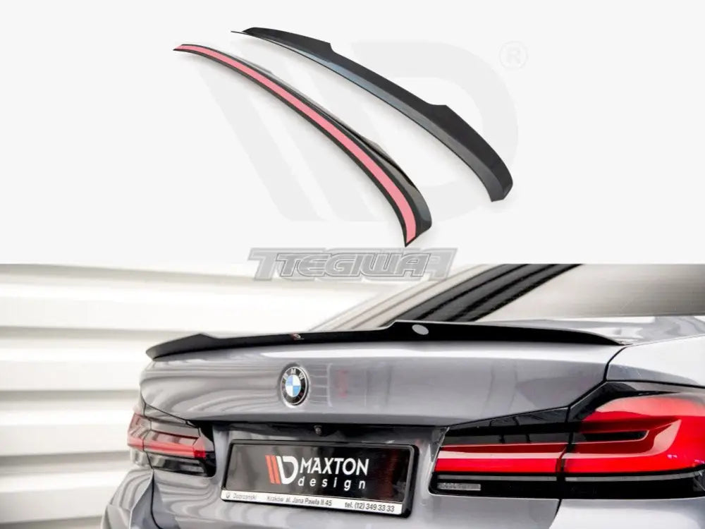 Maxton Design Spoiler CAP BMW 5-Series G30 Facelift M-pack 2020-