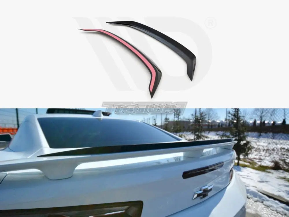 Maxton Design Spoiler CAP Chevrolet Camaro 6TH-GEN. Phase-i 2SS Coupe 16-18