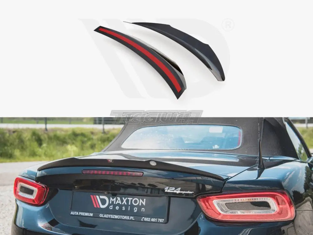 Maxton Design Spoiler CAP Fiat 124 Spider Abarth 2017-