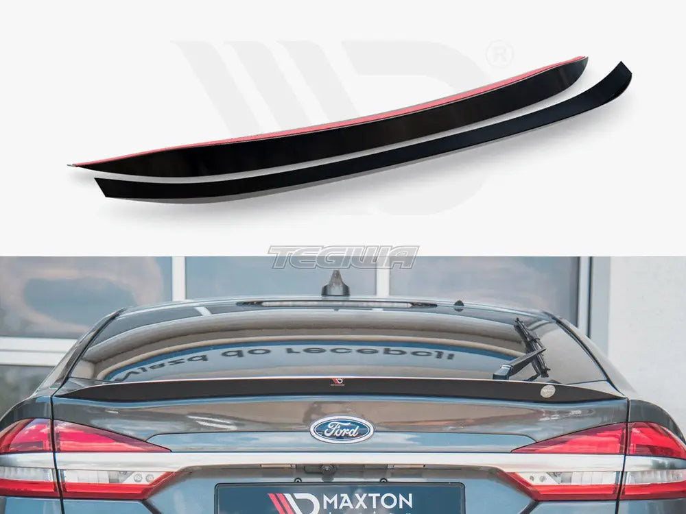 Maxton Design Spoiler CAP Ford Mondeo Saloon MK5 Facelift 2019-