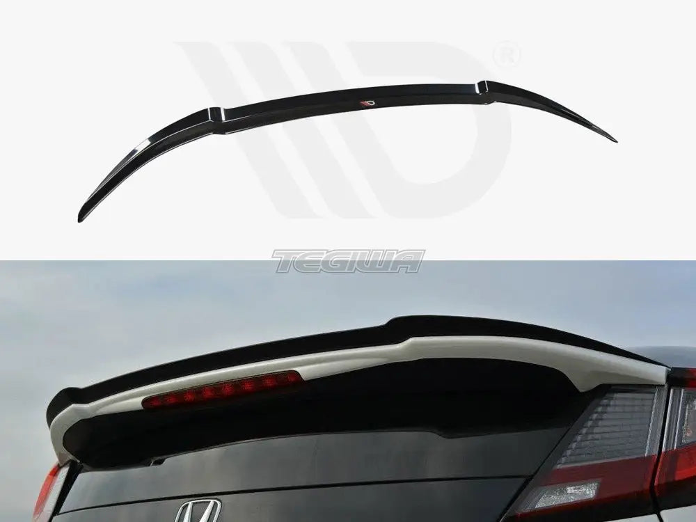 Maxton Design Spoiler CAP Honda Civic MK9 Facelift 15-17