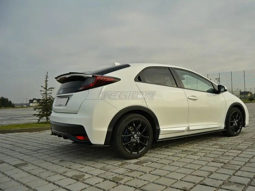 Maxton Design Spoiler CAP Honda Civic MK9 Facelift 15-17