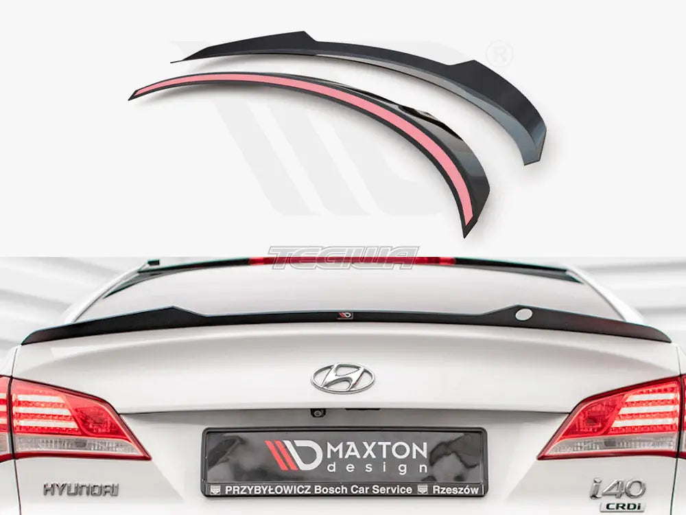 Maxton Design Spoiler CAP Hyundai I40 MK1 11-14