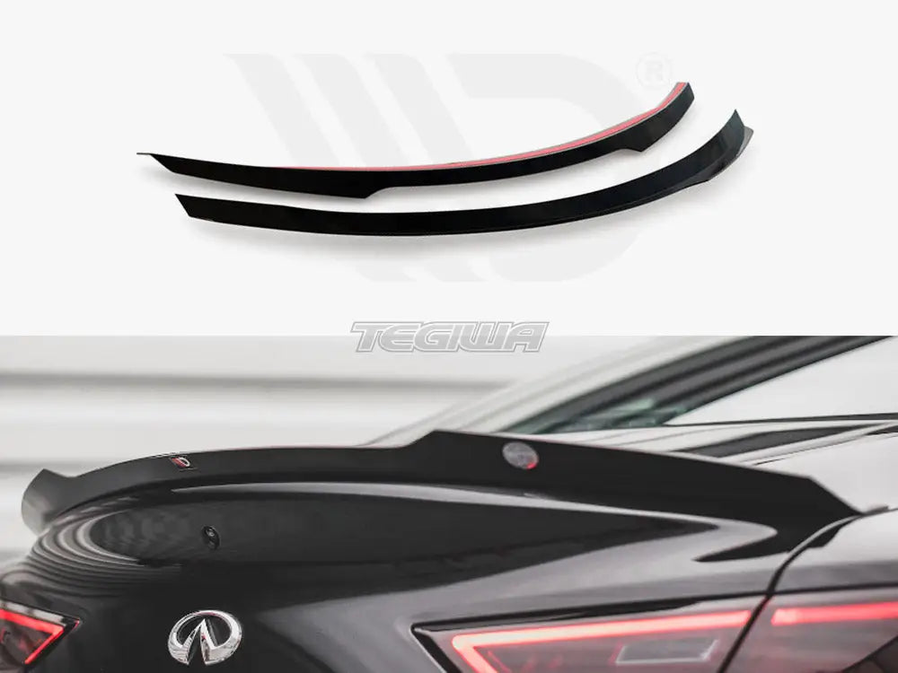 Maxton Design Spoiler CAP Infiniti Q60 S MK2 2017-