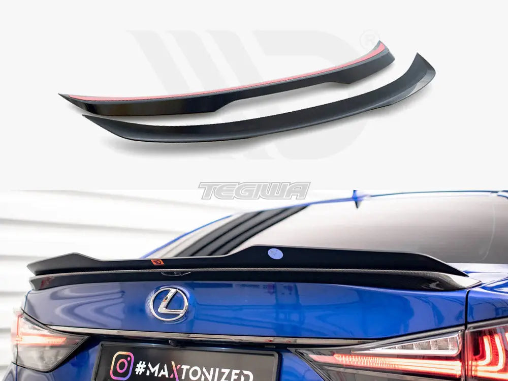 Maxton Design Spoiler CAP Lexus GS F Mk4 Facelift