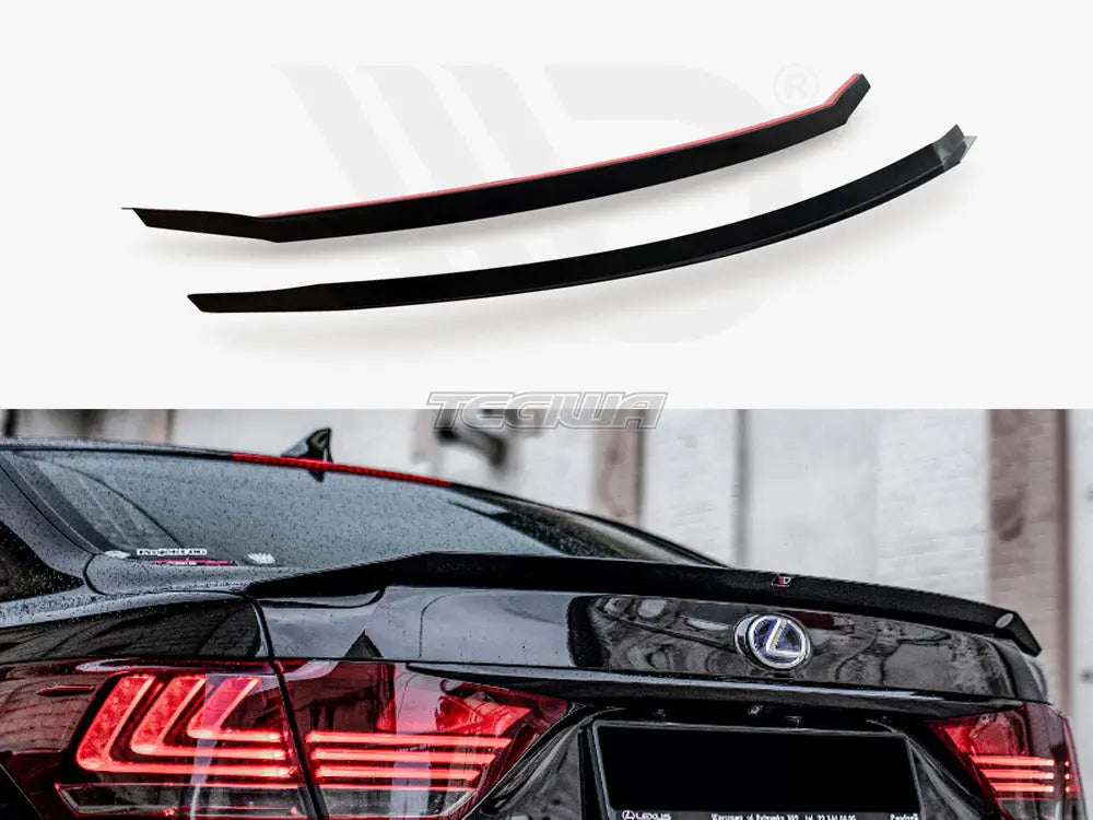 Maxton Design Spoiler CAP Lexus LS MK4 Facelift 12-17