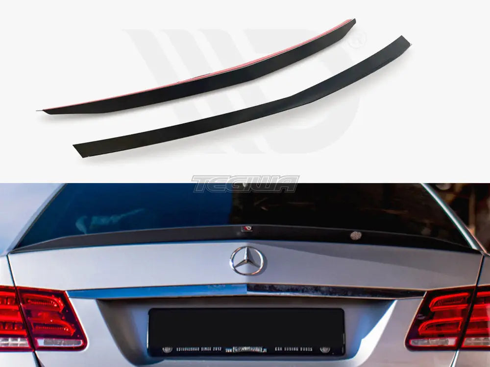 Maxton Design Spoiler CAP Mercedes-benz E63 AMG Sedan W212 Facelift 12-14