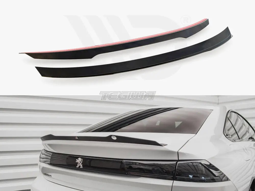 Maxton Design Spoiler CAP Peugeot 508 Sedan MK2 2018-