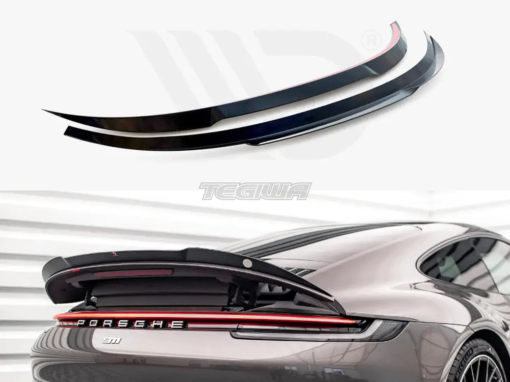 Maxton Design Spoiler CAP Porsche 911 Carrera 4S 992 2019-