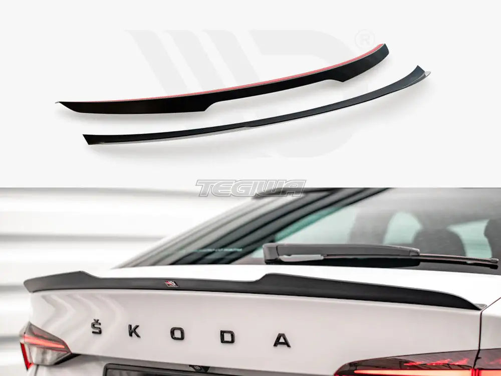 Maxton Design Spoiler CAP Skoda Octavia Liftback MK4 2019-