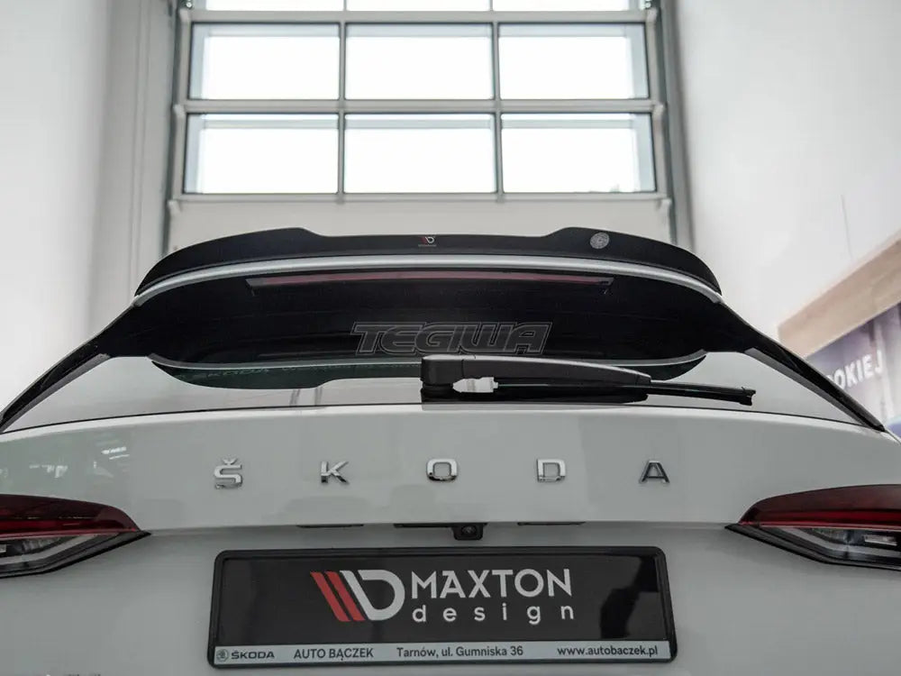 Maxton Design Spoiler CAP Skoda Octavia Standard RS MK4 Combi 2019-