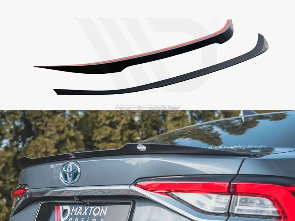 Maxton Design Spoiler CAP Toyota Corolla MK12 Sedan 2019-