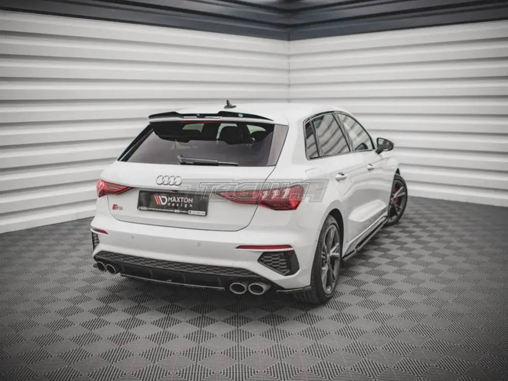 Maxton Design Spoiler CAP V.2 Audi RS3 S3 A3 S-line Sportback 8Y 2020-