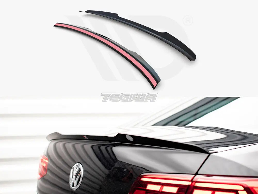 Maxton Design Spoiler CAP Volkswagen Passat Sedan B8 Facelift 2019-