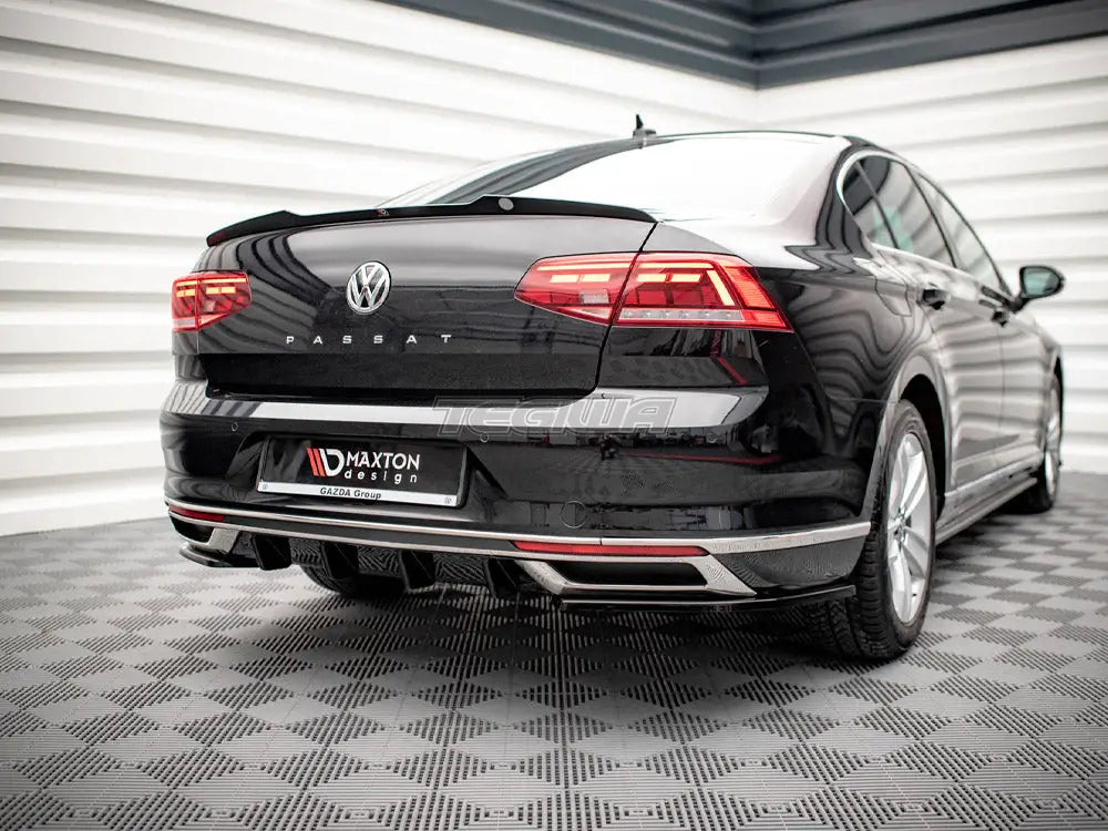 Maxton Design Spoiler CAP Volkswagen Passat Sedan B8 Facelift 2019-