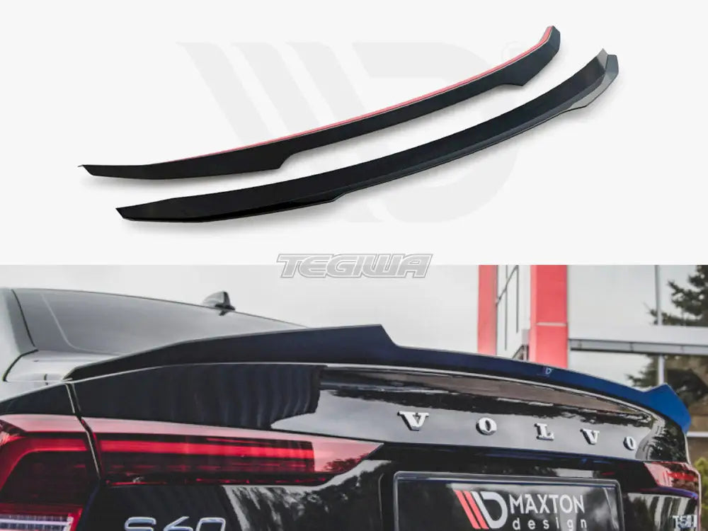 Maxton Design Spoiler CAP Volvo S60 R-design MK3 2018-