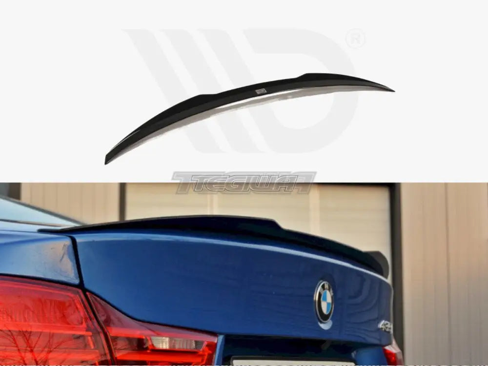 Maxton Design Spoiler Extension CAP BMW 4-Series F32 13-16