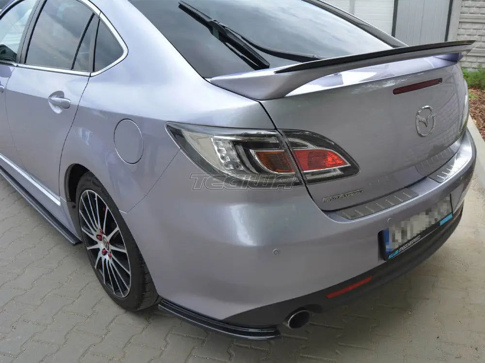 Maxton Design Spoiler Extension CAP Mazda 6 MK2 Sport Hatch Gh-series Pre-facelift 09-10