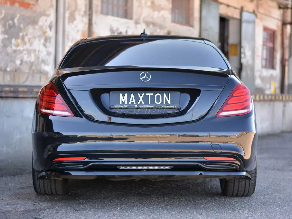 Maxton Design Spoiler Extension CAP Mercedes S-class W222 13-17