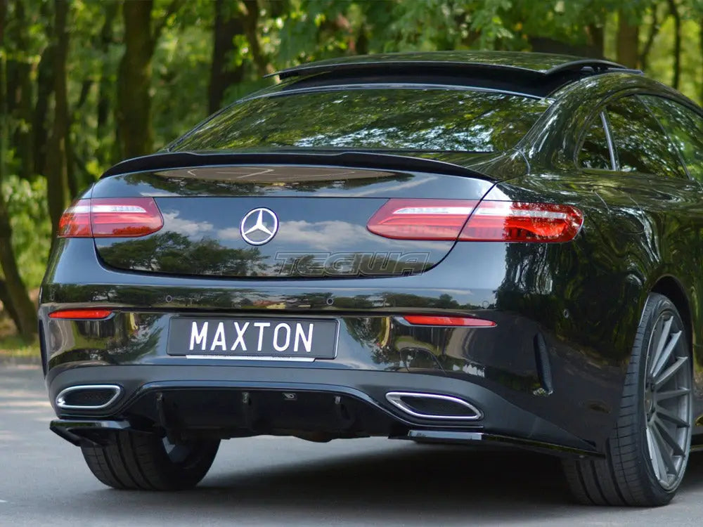 Maxton Design Spoiler Extension Mercedes-benz E-class W213 Coupe C238 AMG-LINE E43 AMG 2017-