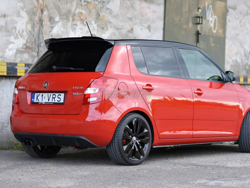 Maxton Design Spoiler Extension Skoda Fabia MK2 RS 10-14