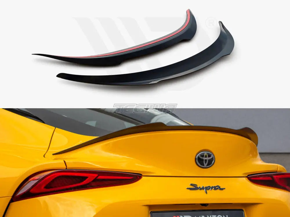 Maxton Design Spoiler Extension Toyota Supra MK5 2019-