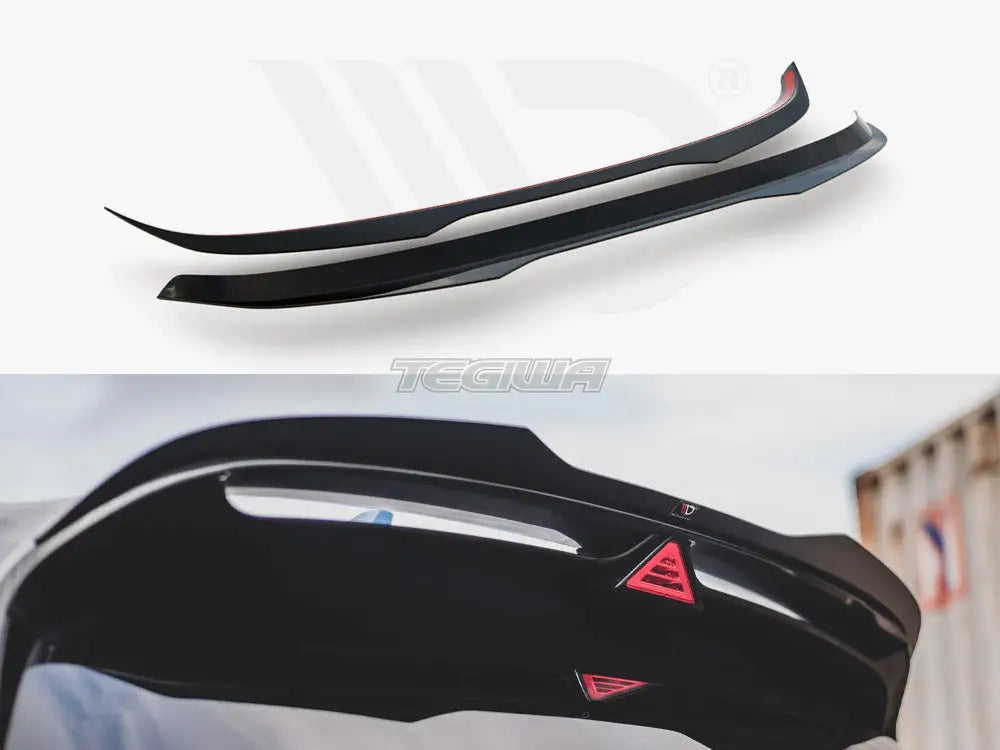 Maxton Design Spoiler Extension V2 Hyundai I30 N MK3 FL Hatchback 2017-