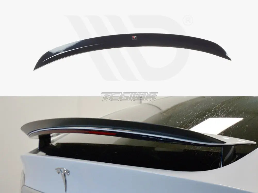 Maxton Design Spoiler Extension V2 Tesla Model X 2015-