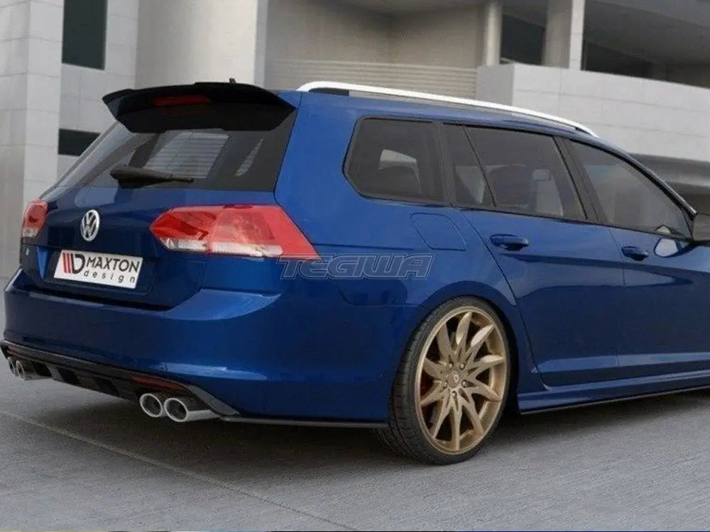 Maxton Design Spoiler Extension Volkswagen Golf MK7 R MK7.5 R Estate 17-19