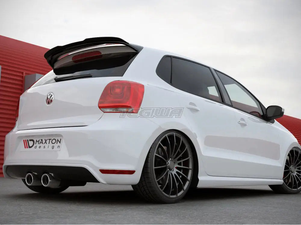 Maxton Design Spoiler Extension Volkswagen Polo MK5 R WRC