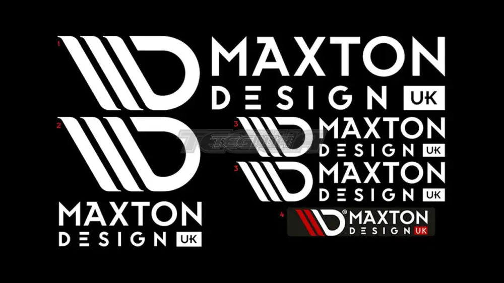 Maxton Design Sticker SET White