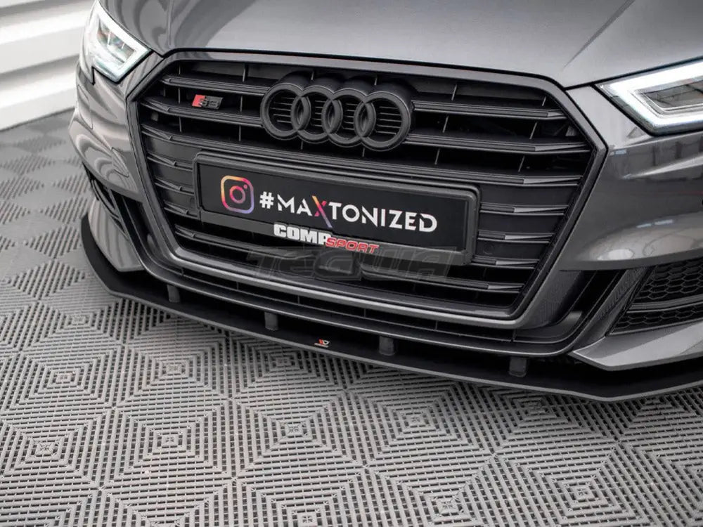 Maxton Design Street PRO Front Splitter Audi S3 Sportback 8V Facelift