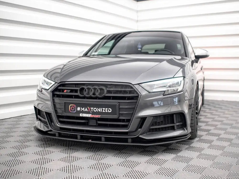 Maxton Design Street PRO Front Splitter Audi S3 Sportback 8V Facelift