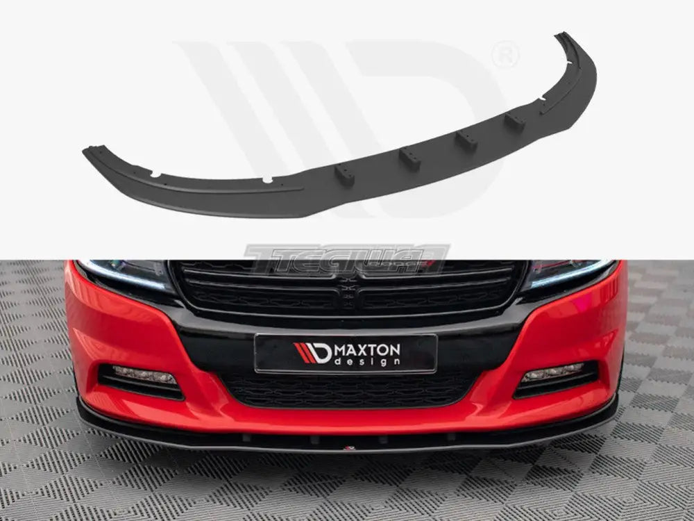 Maxton Design Street PRO Front Splitter Dodge Charger RT MK7 Facelift 2014-