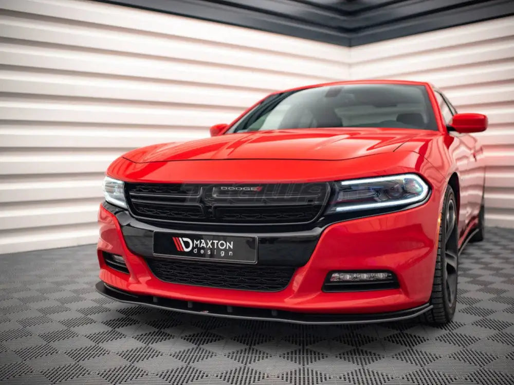 Maxton Design Street PRO Front Splitter Dodge Charger RT MK7 Facelift 2014-