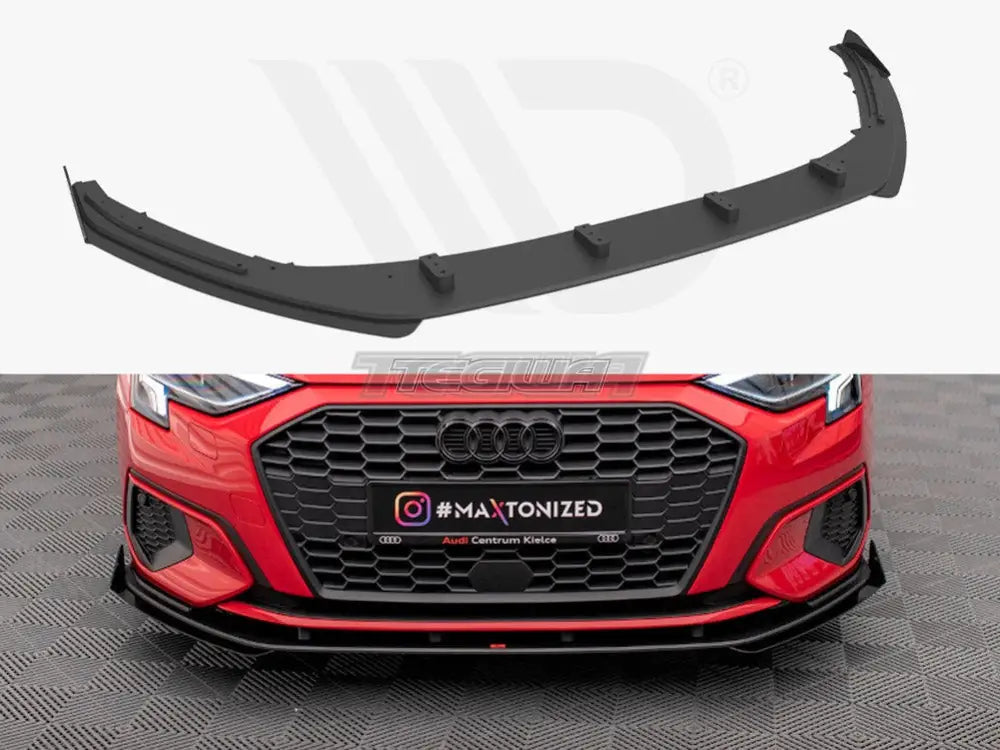 Maxton Design Street PRO Front Splitter + Flaps Audi A3 8Y