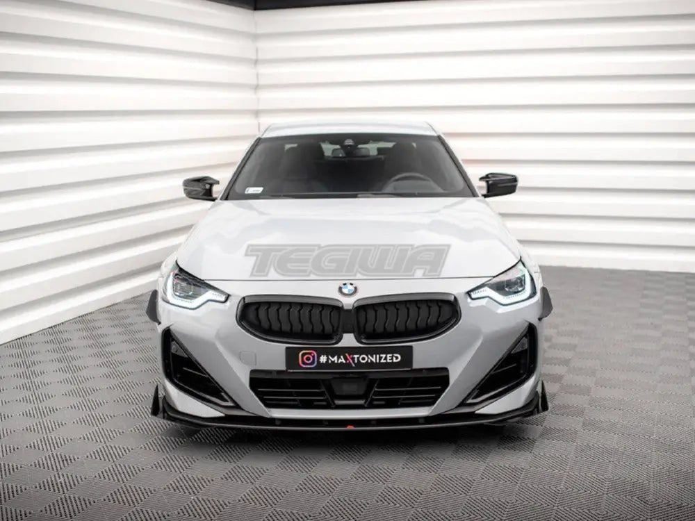 Maxton Design Street PRO Front Splitter + Flaps BMW 2-Series Coupe M-Pack M240i G42