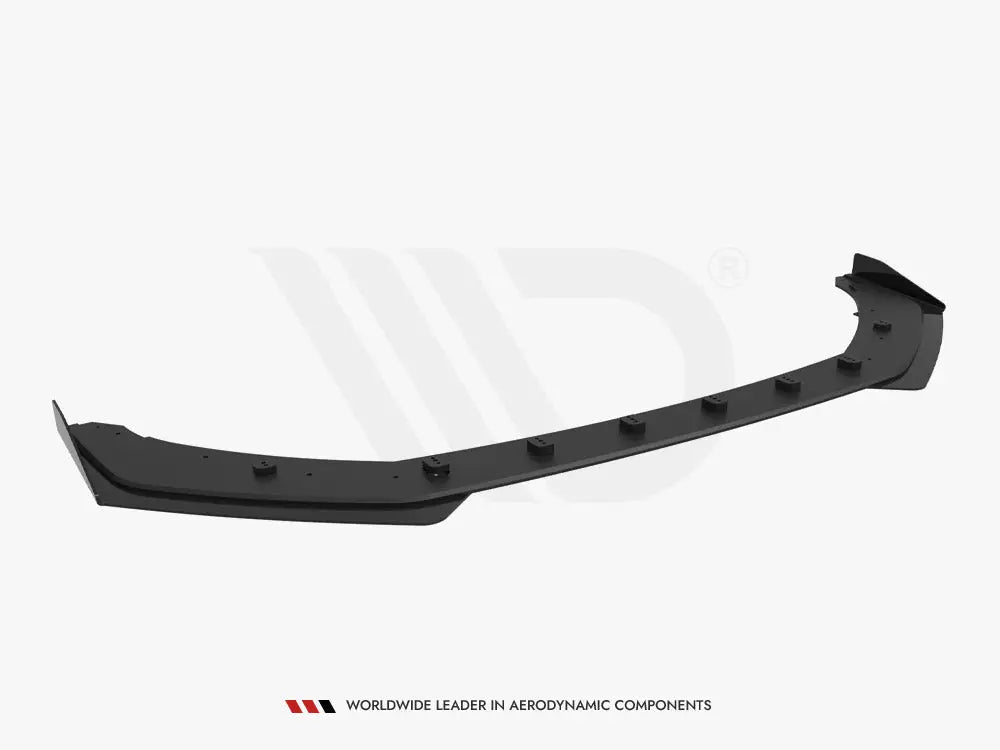 Maxton Design Street PRO Front Splitter + Flaps Peugeot 208 GT Mk2